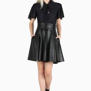 BlackMilk ROUTE 66 ULTRA HIGH WAISTED SKATER SKIRT